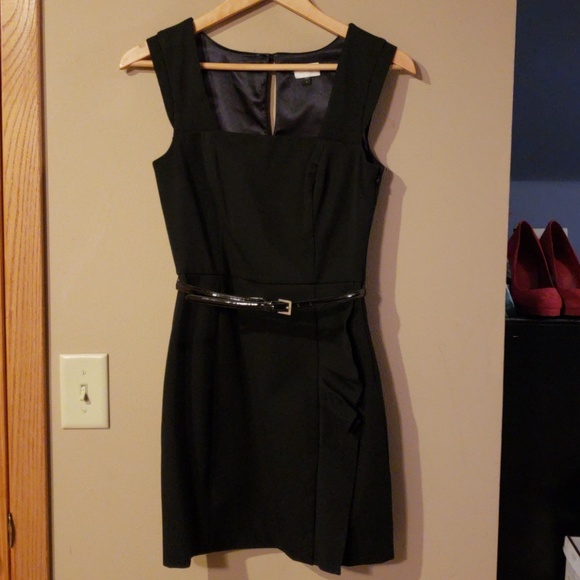 Express Dresses & Skirts - Worn Once & Drycleaned! Express Black Belted Dress